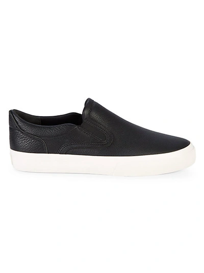 Shop Vince Fairfax-b Leather Sneakers