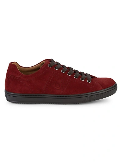 Shop Bally Orivel Lace-up Suede Sneakers