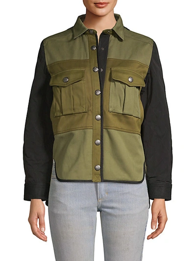 Shop Zadig & Voltaire Timber Cargo Shirt Jacket