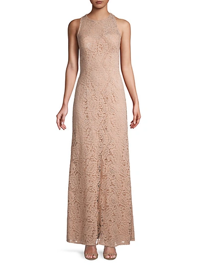 Shop Js Collections Lace Sleeveless Column Gown