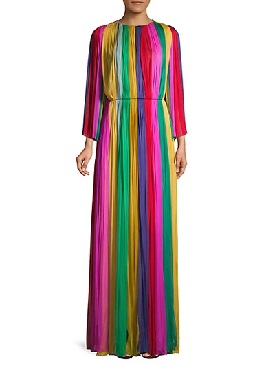 Shop Dolce & Gabbana Multicolor Evening Gown