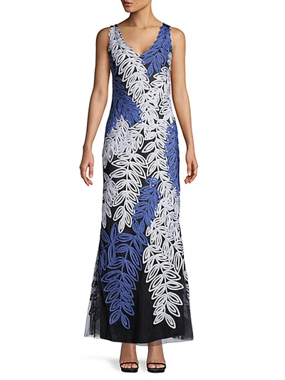 Shop Js Collections Textured Leaf Gown