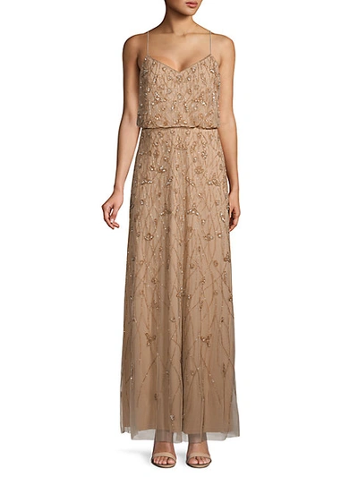Shop Adrianna Papell Beaded Blouson Gown