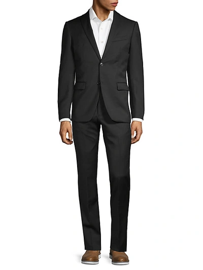 Shop John Varvatos Regular-fit Wool Blend Suit