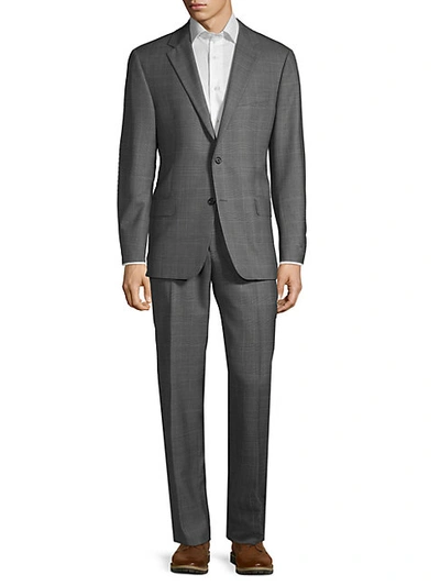 Shop Hickey Freeman Milburn Iim Series Classic-fit Check Wool Suit