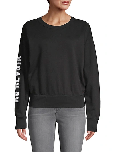 Shop N:philanthropy Roundneck Cotton-sleeve Sweatshirt