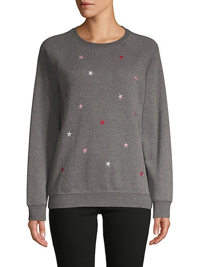 Shop South Parade Star Embroidered Cotton-blend Sweatshirt