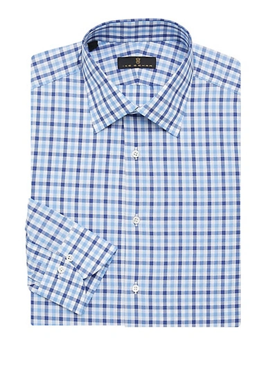 Shop Ike Behar Regular-fit Plaid Dress Shirt