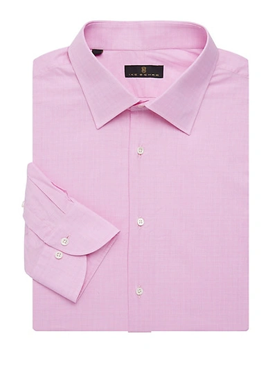 Shop Ike Behar Regular-fit Shadow Glen Plaid Dress Shirt