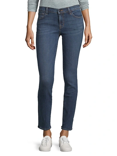 Shop J Brand Maude Mid-rise Skinny Jeans