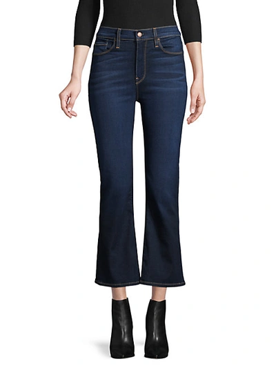 Shop Hudson High-rise Cropped Flared Jeans