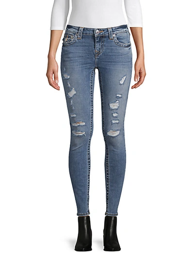 Shop True Religion Halle Destroyed Skinny Jeans