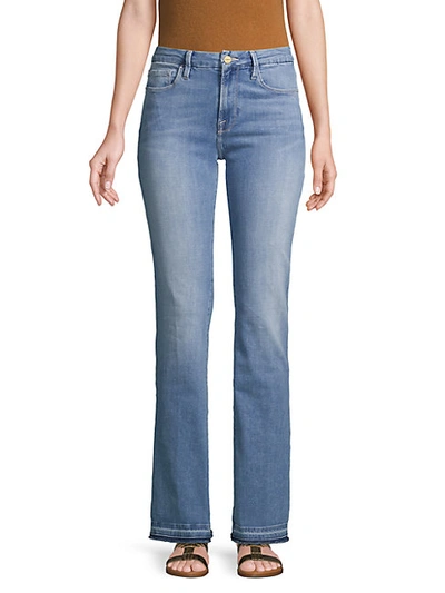 Shop Frame Le Mini Released-hem Bootcut Jeans