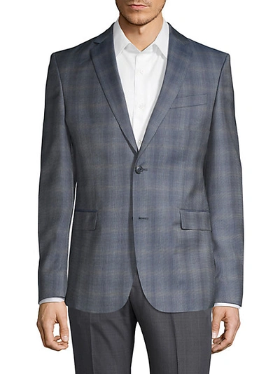 Shop Versace Modern-fit Wool Printed Sportcoat