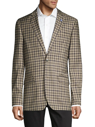 Shop Ben Sherman Standard-fit Checkered Sportcoat