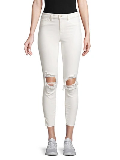 Shop L Agence Margot High Rise Destroy Skinny Jeans