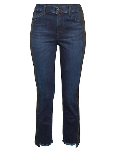 Shop J Brand Ruby High-rise Cropped Cigarette Jeans