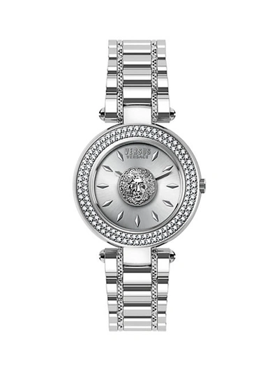 Shop Versus Stainless Steel & Swarovski Crystal Bracelet Watch