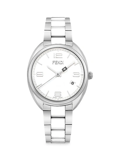 Shop Fendi Momento Stainless Steel & Ceramic Bracelet Watch