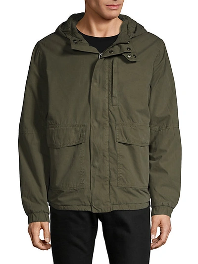 Shop French Connection Hooded Cotton Jacket