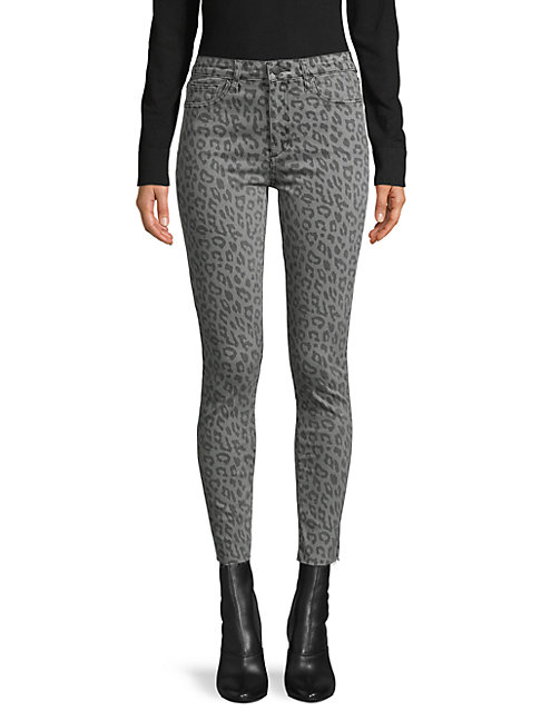 grey leopard print jeans