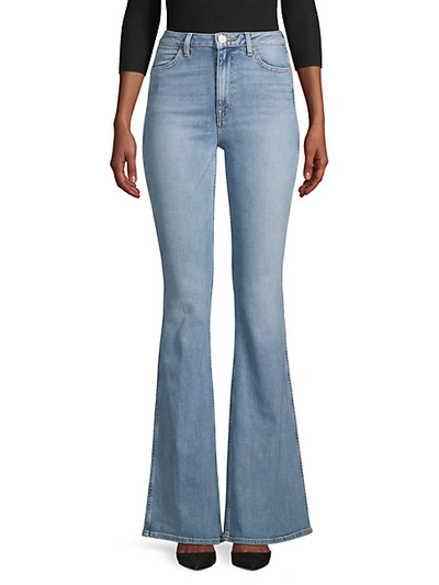 Shop Hudson Mid-rise Skinny Flare Jeans