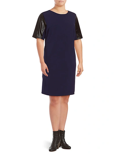 Shop Alexia Admor Plus Short-sleeve Shift Dress