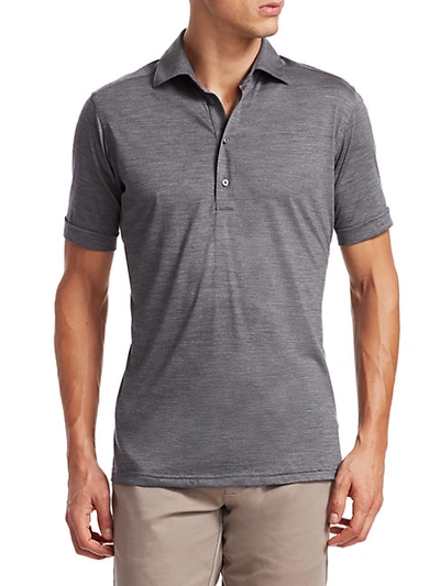 Shop Saks Fifth Avenue Collection Solid Active Polo