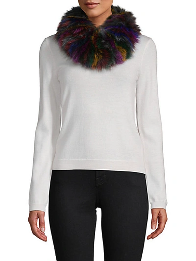 Shop Adrienne Landau Dyed Fox Fur Scarf