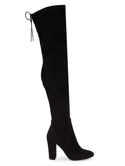 dolce vita black over the knee boots