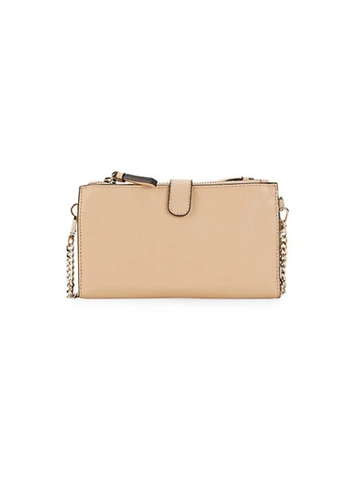 Shop Saks Fifth Avenue Leather Double-zip Wallet-on-chain