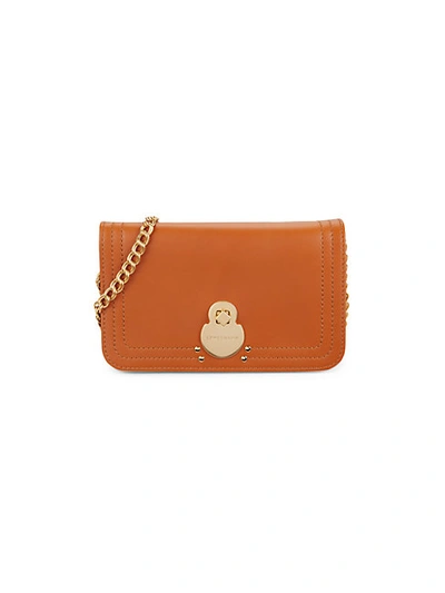 Shop Longchamp Leather Chain Wallet