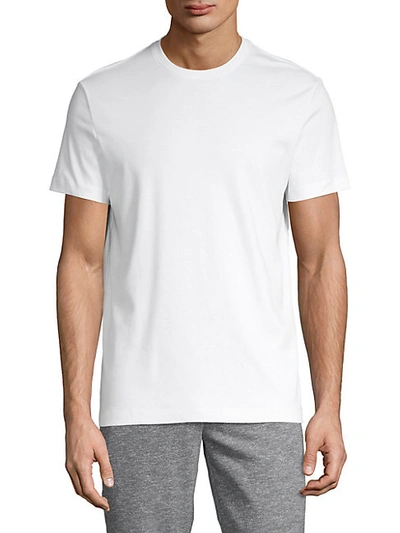 Shop Saks Fifth Avenue Ultraluxe Cotton Crewneck T-shirt