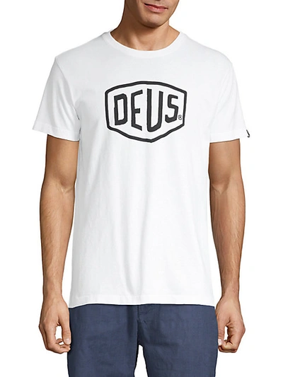 Shop Deus Ex Machina Graphic Logo Cotton Tee