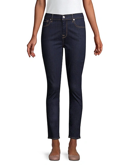 Shop 7 For All Mankind B(air) High-rise Ankle Skinny Jeans