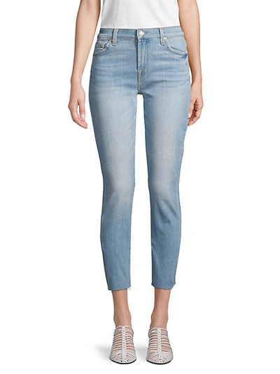 Shop 7 For All Mankind Roxanne Cut-off Ankle Skinny Jeans