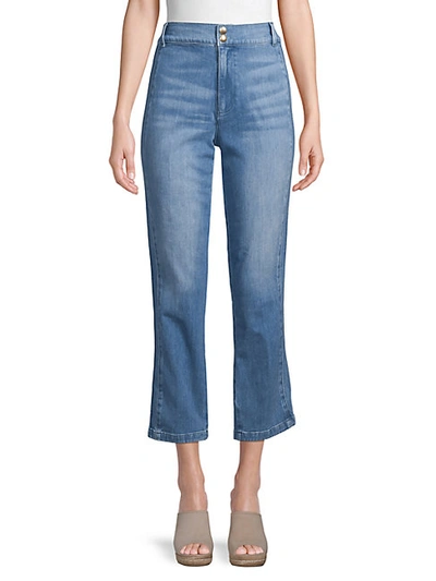 Shop Frame High-waist Cropped Jeans