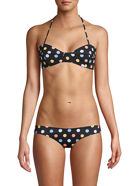 polka dot halter top