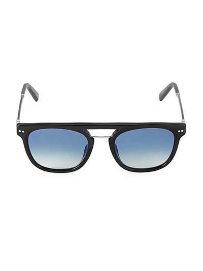 Shop Web 51mm Round Flat Top Sunglasses