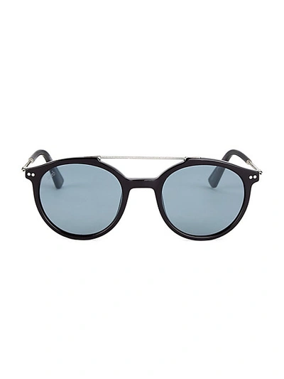 Shop Web 50mm Round Sunglasses