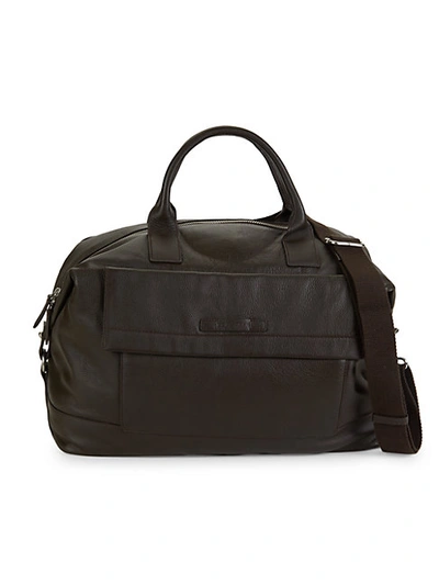Shop Cole Haan Pebbled Leather Weekender Bag