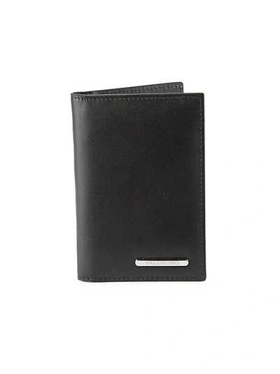 Shop Valentino By Mario Valentino Mattia Sauvage Leather Bifold Card Case Wallet