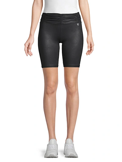 Shop Body Language Ronya Leather-effect Bike Shorts