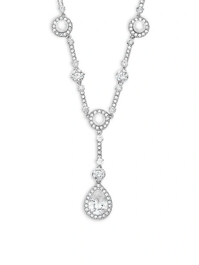 Shop Adriana Orsini Faux Pearl Pendant Necklace