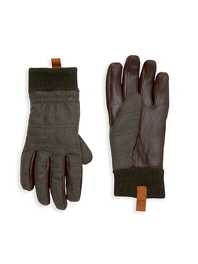 Shop Ugg Smart Mixed-media Gloves