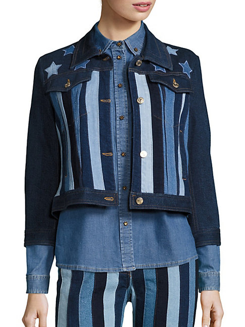 tommy hilfiger cropped denim jacket