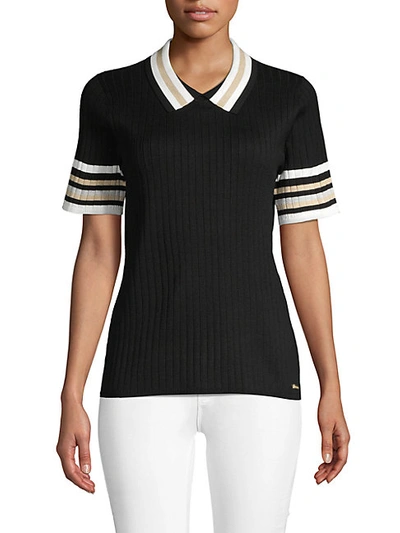 Shop Calvin Klein Textured Stripe Top