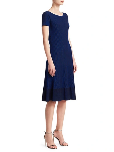 Shop St John Charlotte Knit Fit & Flare Dress