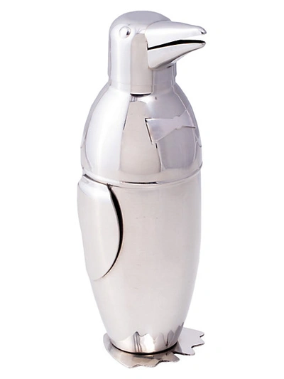 Shop Bey-berk Penguin Stainless Steel Shaker With Strainer Top
