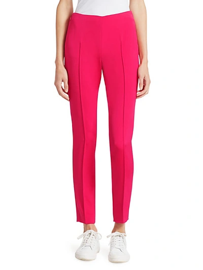 Shop Akris Punto Melissa Silk Crepe Stretch Pants